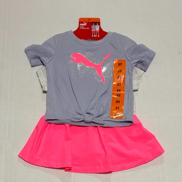 NWT Puma 3-Piece Girls Outfit - Picture 1 of 3